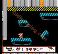 une photo d'Ã©cran de Pizza Pop sur Nintendo Nes